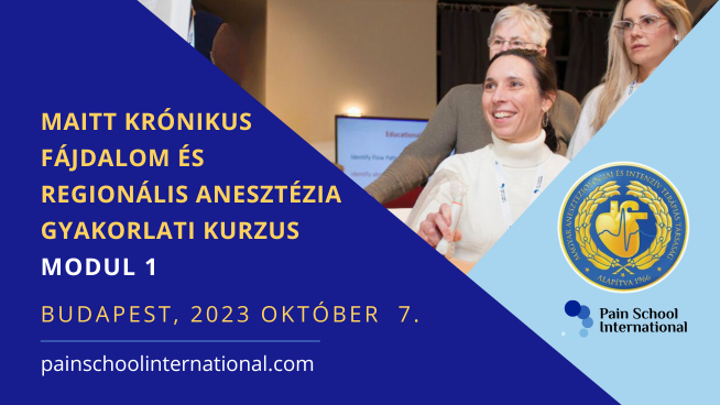 MAITT Krnikus Fjdalom s Regionlis Anesztzia Gyakorlati Kurzus